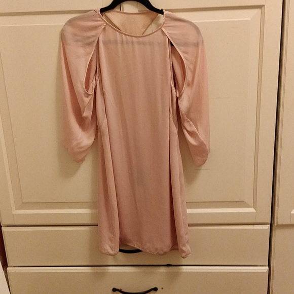 Bnwt Halston Heritage micro twill georgette dress - Picture 4 of 8